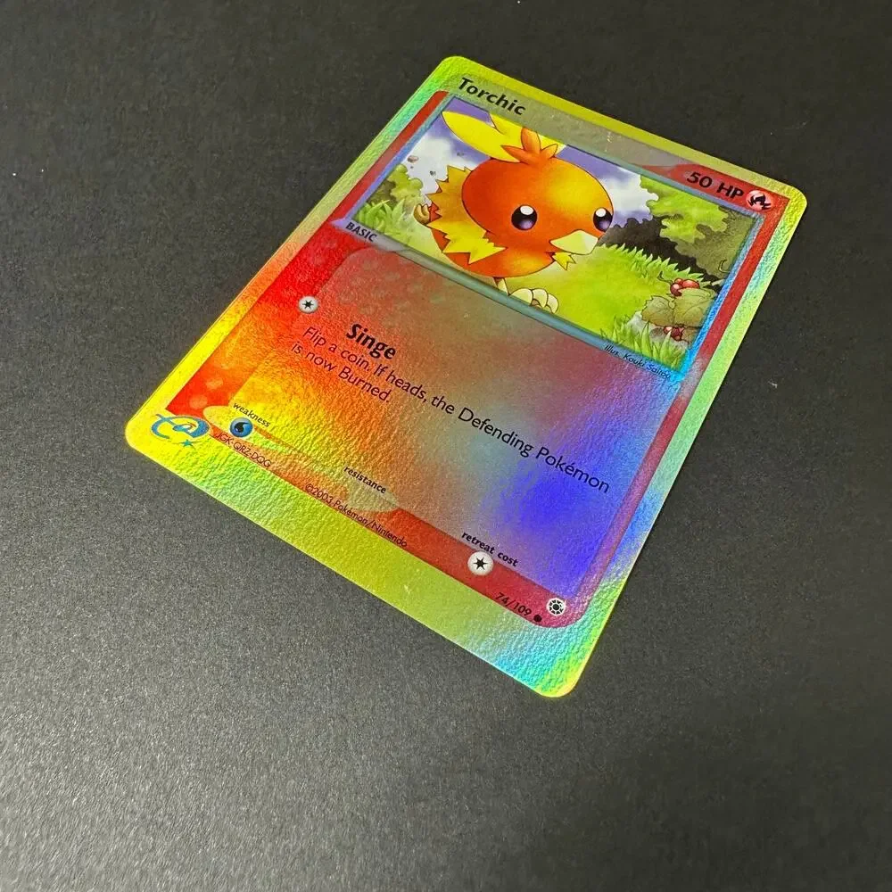 Pokemon TCG Torchic 74/109 EX Ruby and Sapphire Reverse Holo Near Mint
